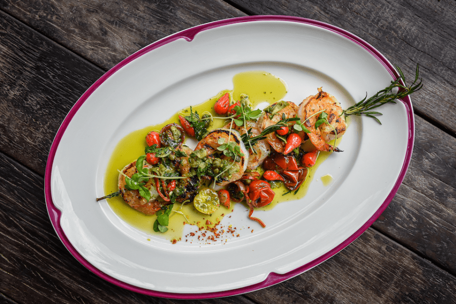 Elisabettas shrimp entree