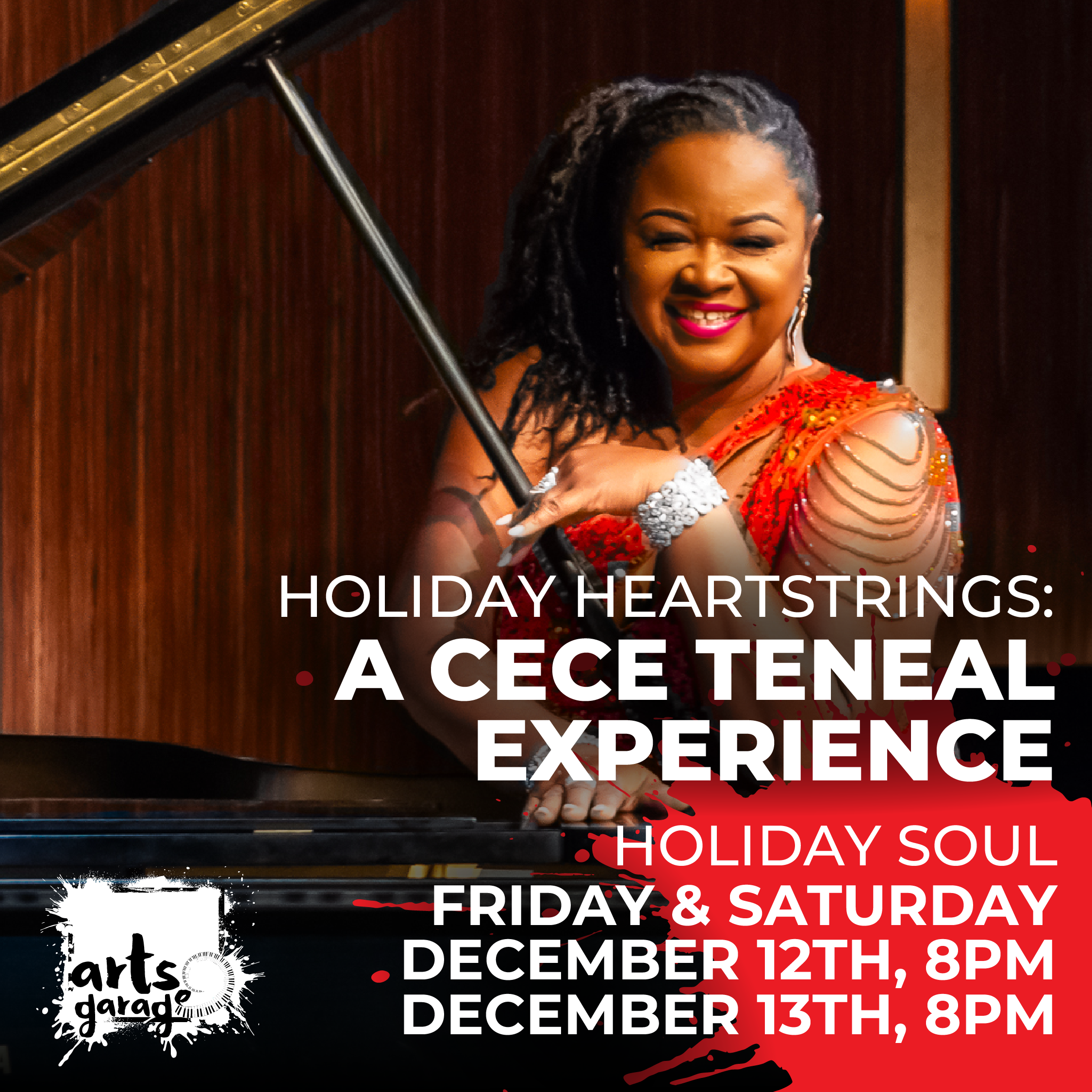 Holiday Heartstrings: A CeCe Teneal Experience – Friday