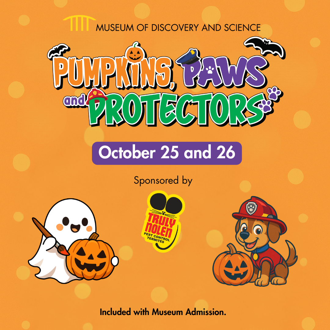 Pumpkins, Paws and Protectors at the Museum of Discovery and Science