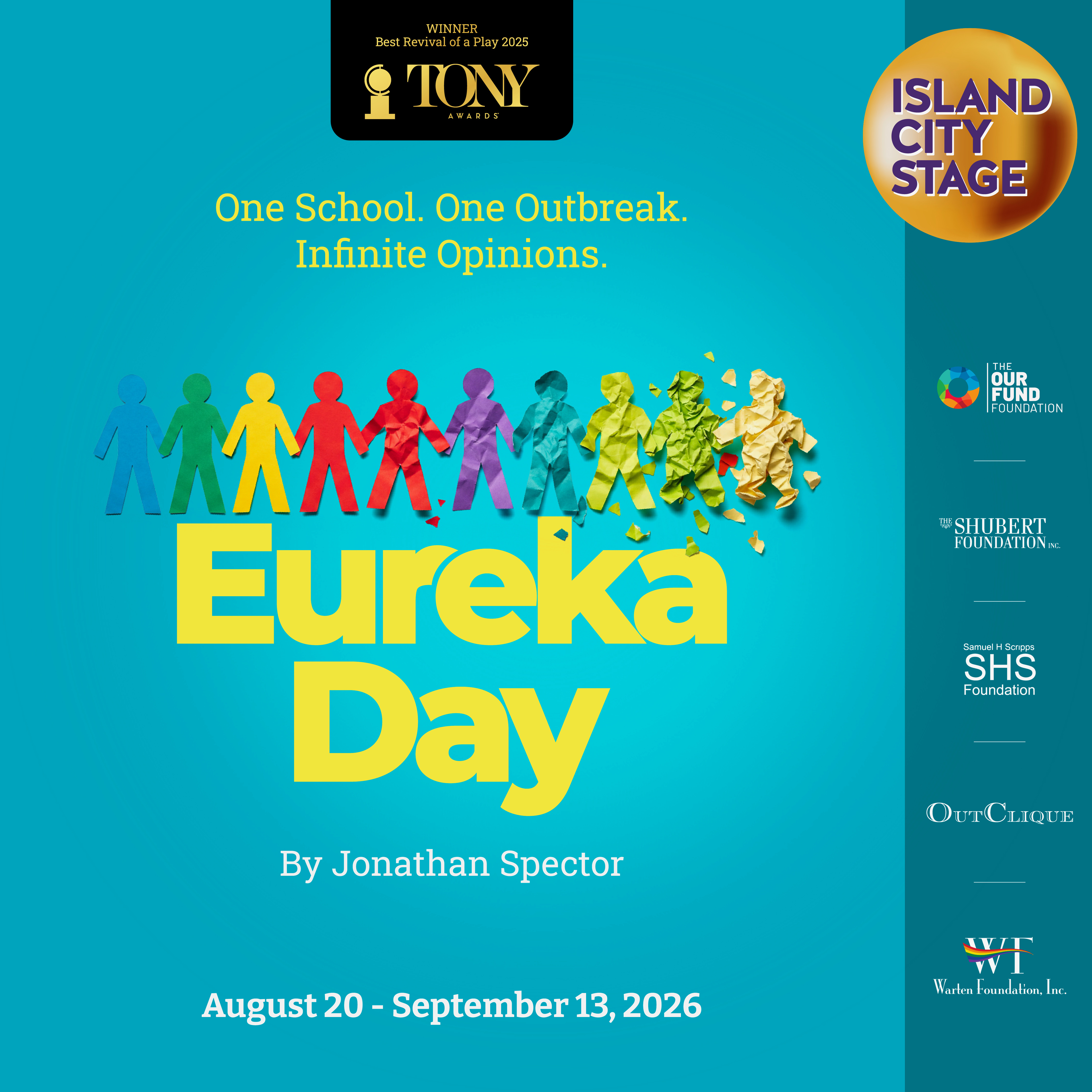 Island City Stage presents the Tony Award-winning Play Eureka Day