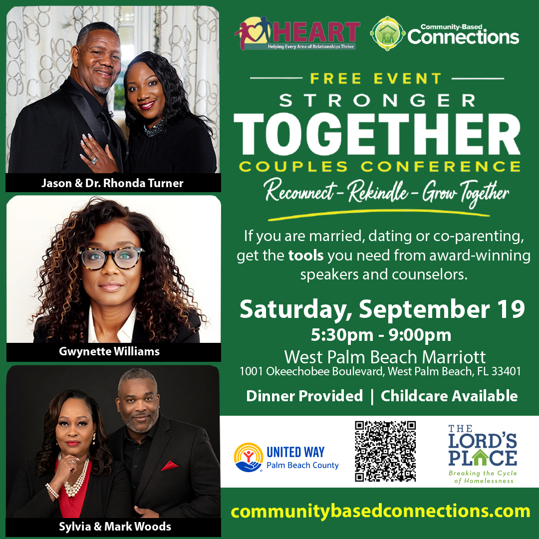 Free Stronger Together Couples Conference presented by Community-Based Connections, Inc.