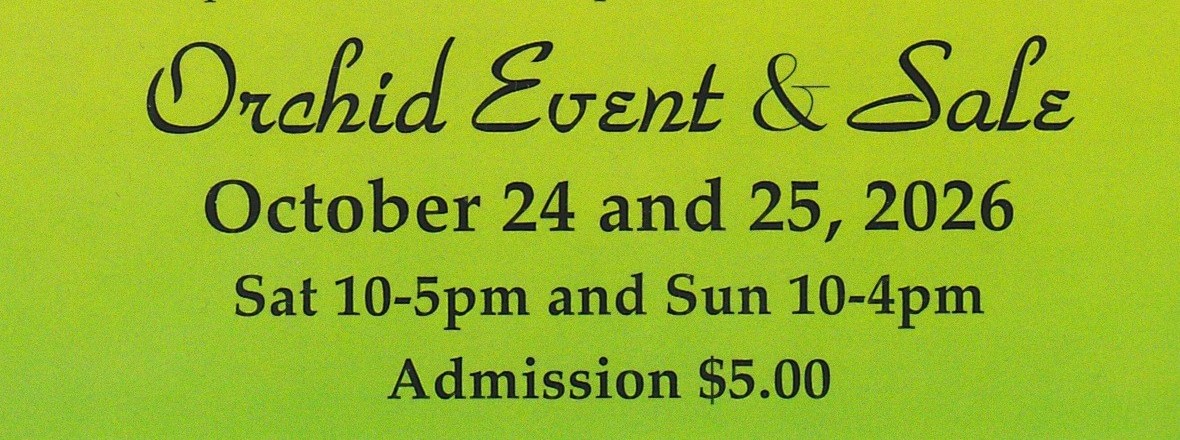 Delray Beach Orchid Society Event & Sale 2026