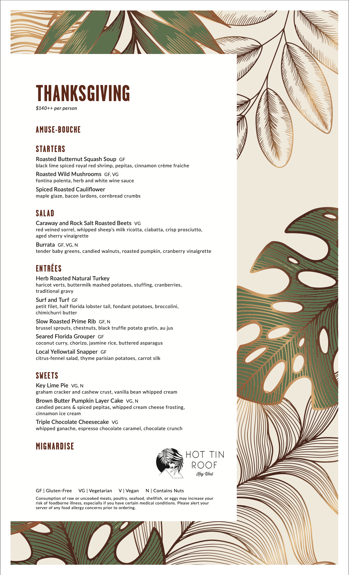 Ocean Key Resort & Spa | Thanksgiving by the Harbor